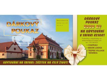 darkovy voucher ubytovani 2000